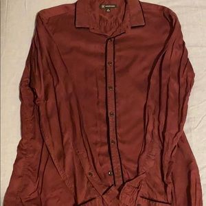 Maroon Buttondown